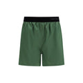 Bicolor Silk Bermuda Shorts