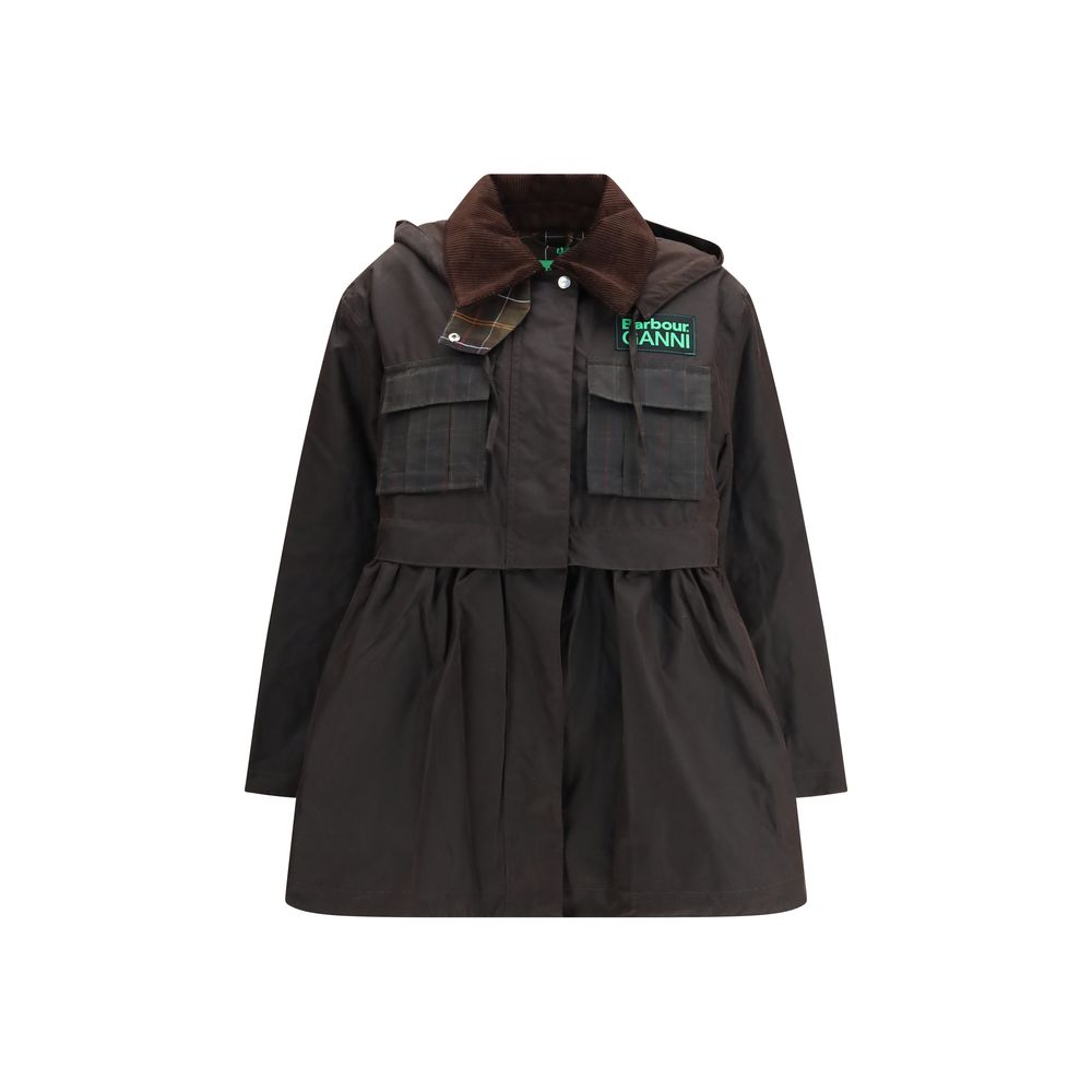 Brown Cotton Coat