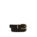 Black Calf Leather Bos Taurus Regular Belt