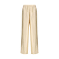 Beige Viscose Casual Pants