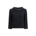 Black Wool Biker Jacket