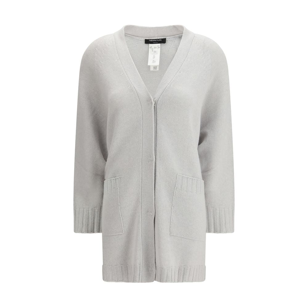 Gray Wool Cardigan