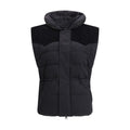 Black Polyamide Sleeveless Jacket