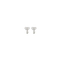 Silver Brass Earrings