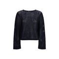 Blue Wool Sweatshirt