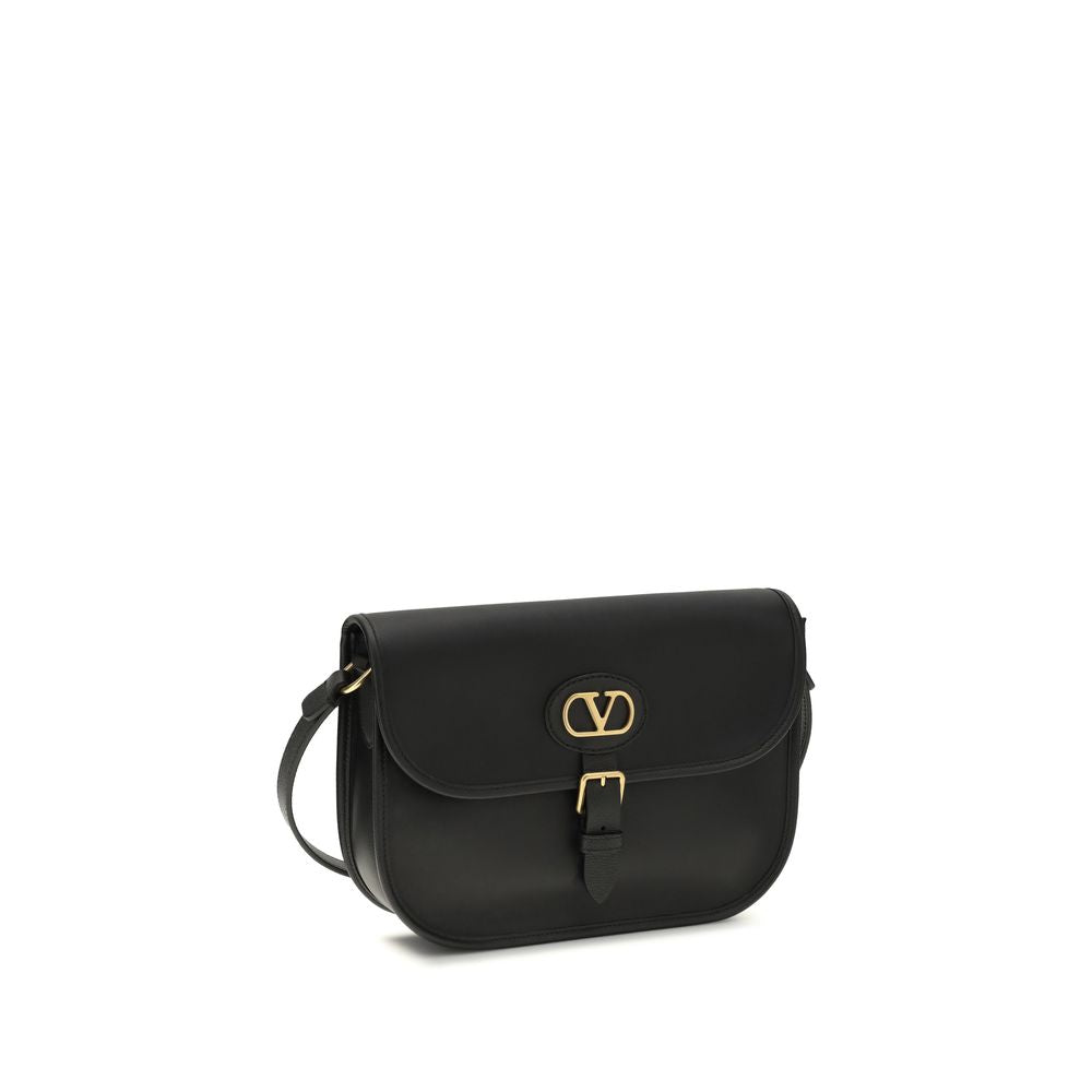 Black Calf Leather Bos Taurus Shoulder Bag