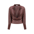 Purple Silk Blouse