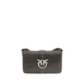 Bicolor Leather Shoulder Bag