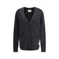 Gray Alpaca Vicugna Pacos Cardigan