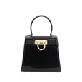 Black Calf Leather Bos Taurus Handbag