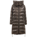 Gray Viscose Parka