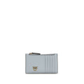 Blue Calf Leather Bos Taurus Wallet