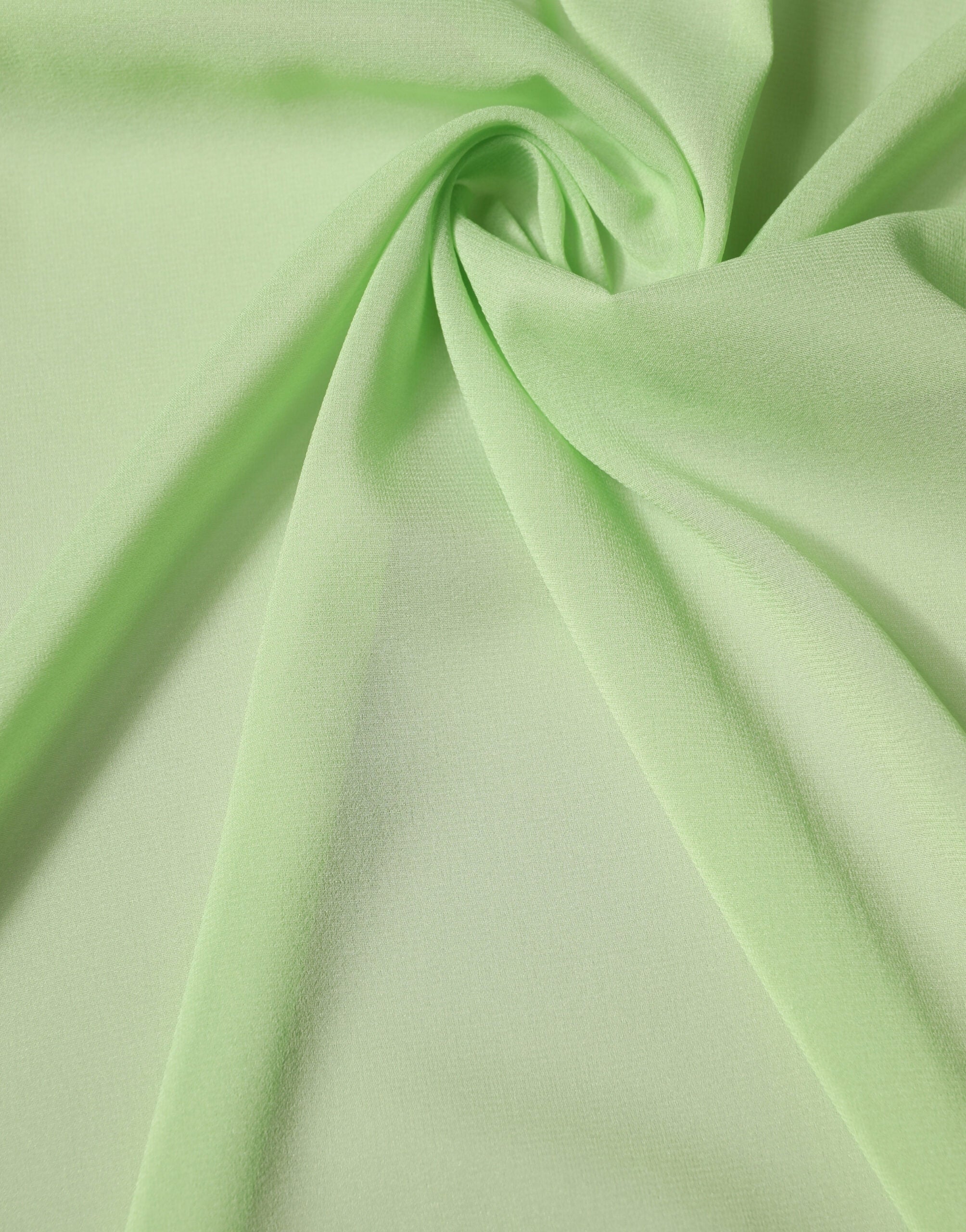 Light Green Silk Neck Wrap Shawl Stole 200cm x 64cm  Scarf