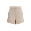 Bicolor Wool Bermuda Shorts