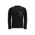 Black Wool Sweatshirt