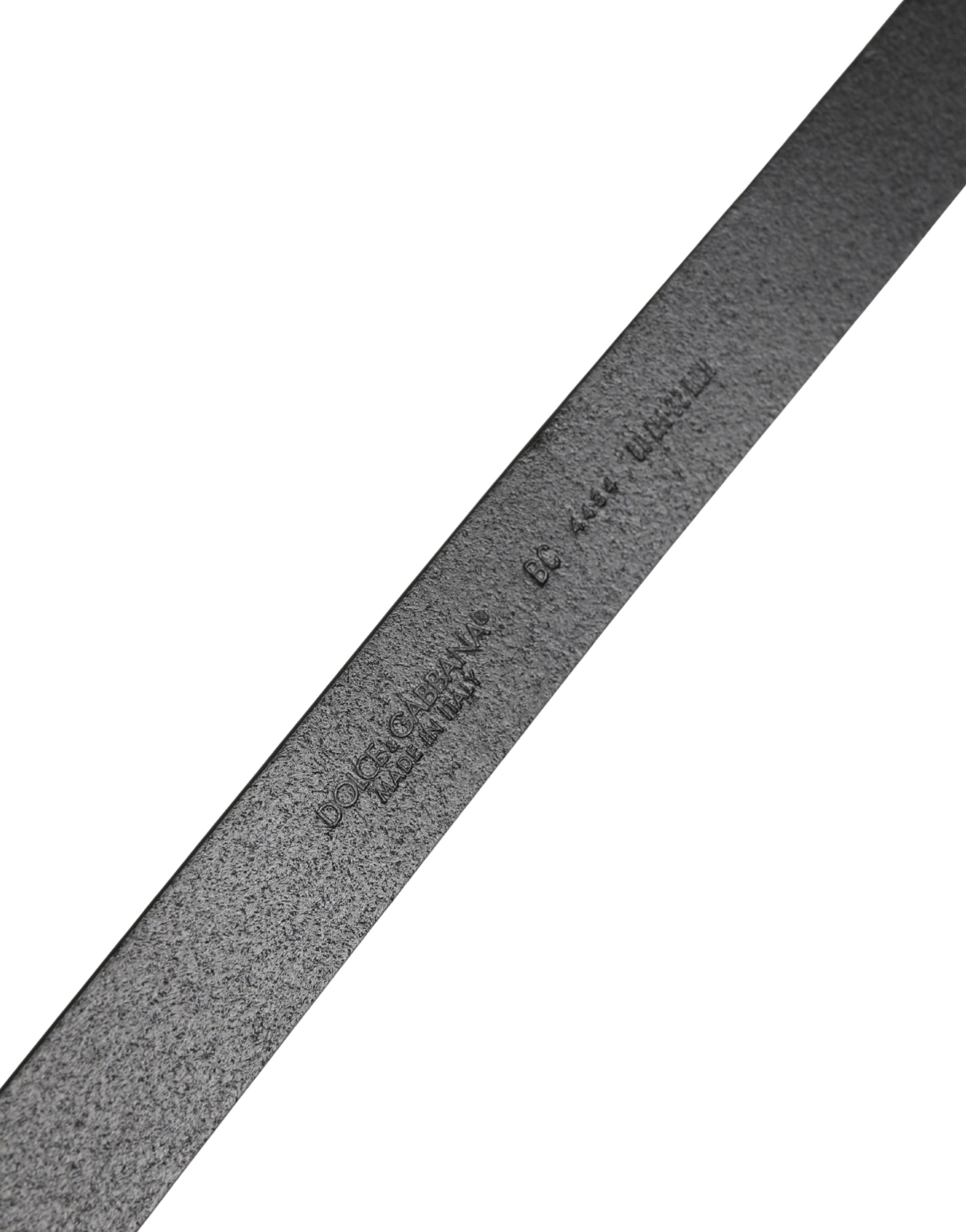 Men Black Classic Leather Metal Buckle Belt