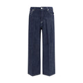 Blue Cotton Jeans Denim