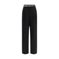 Black Triacetate Dress Pants