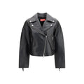 Black Calf Leather Bos Taurus Leather Jacket