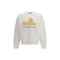 White Cotton Sweatshirt