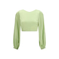 Bicolor Silk Blouse