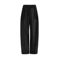 Black Lyocell Casual Pants