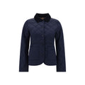 Blue Polyamide Full-Length Jacket