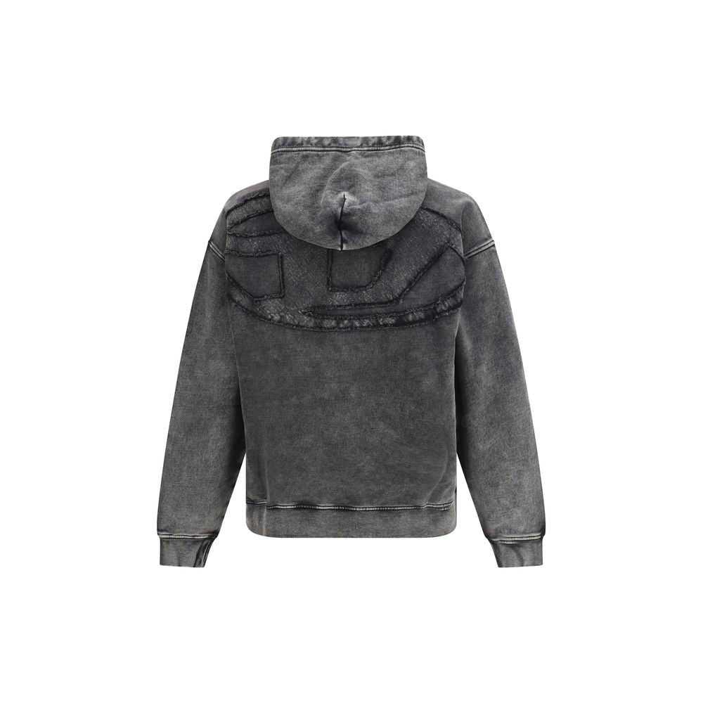 Black Cotton Sweatshirt