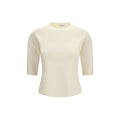 Beige Viscose T-Shirt