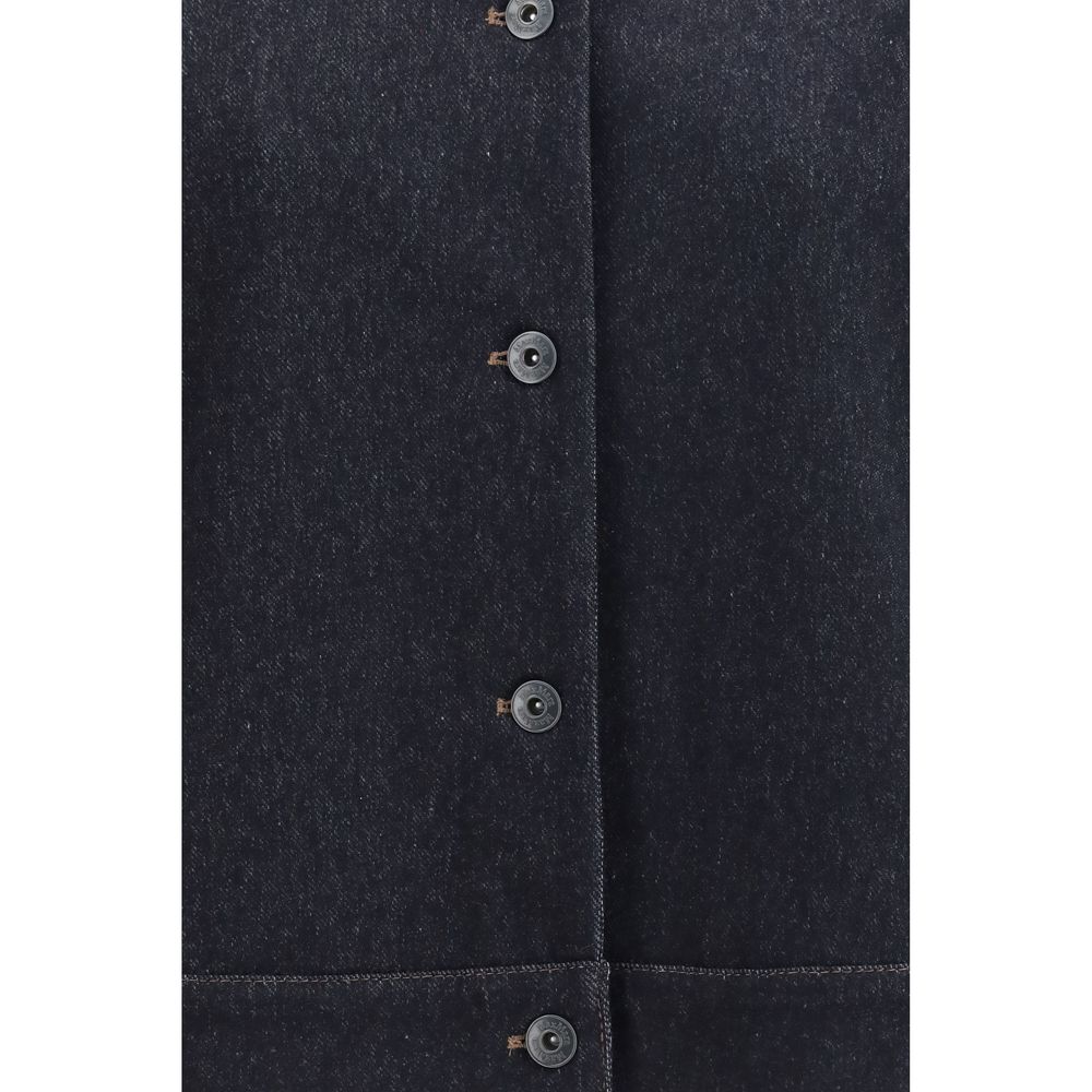Blue Cotton Denim Jacket