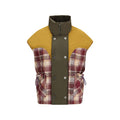 Multicolor Polyamide Sleeveless Jacket