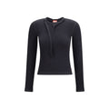 Black Cotton Long Sleeve T-Shirt