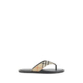Multicolor Polyamide Flat Sandals