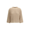 Beige Wool Sweatshirt
