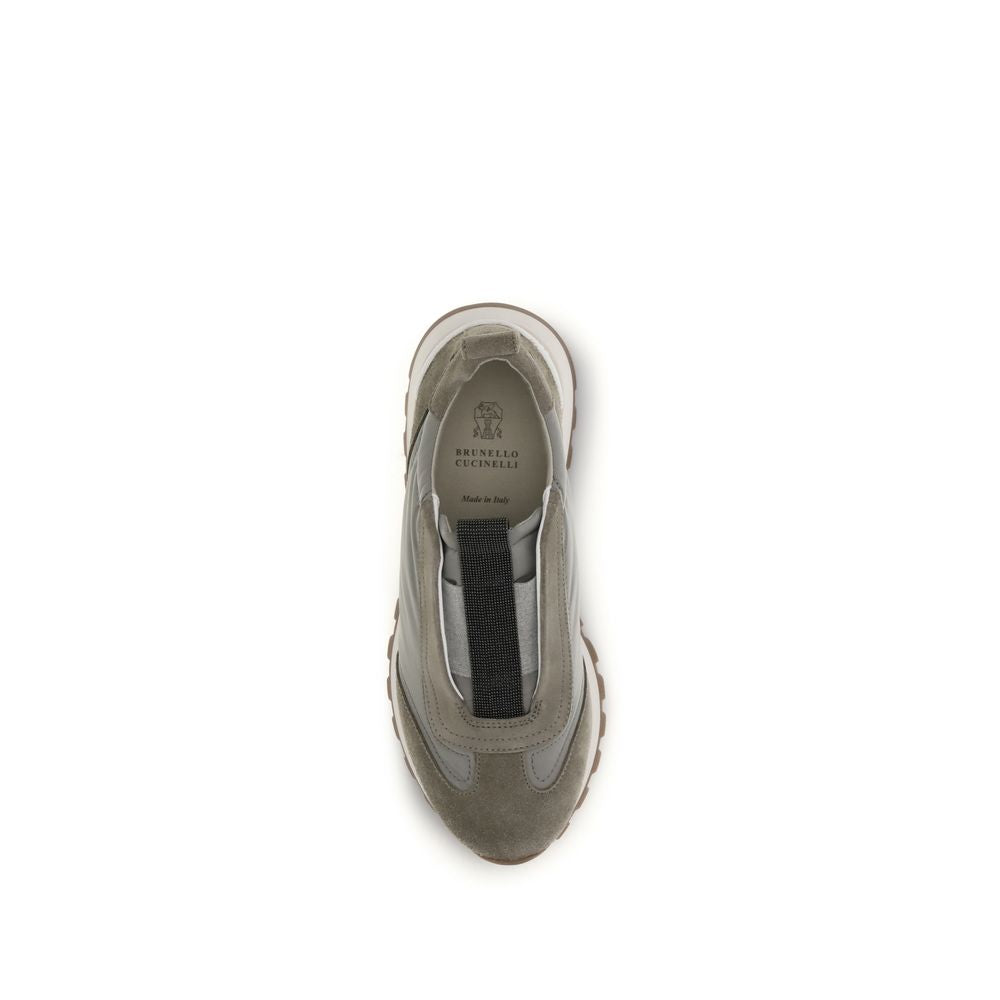 Bicolor Polyester Sneakers