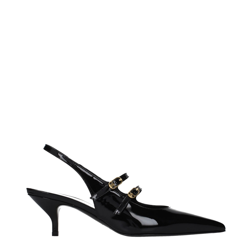 Black Leather Sandals