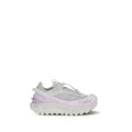 Purple Polyester Athletic Sneakers