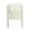 White Cotton Cardigan