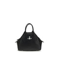 Black Polyurethane Handbag