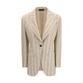 Multicolor Viscose Full-Length Jacket