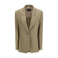 Brown Linen Coat