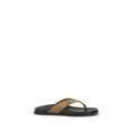Multicolor Calf Leather Bos Taurus Flip-Flop Sandals
