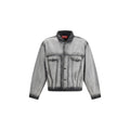 Gray Cotton Denim Jacket
