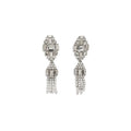 Silver Metal Earrings