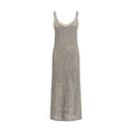 Gray Linen Casual Dress