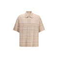 Orange Cotton Pattern Shirt