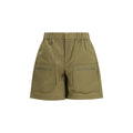 Bicolor Polyester Bermuda Shorts
