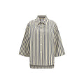Blue Cotton Pattern Shirt