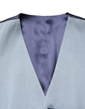 Gray Wool Single Breasted Men Waistcoat Vest