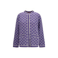 Purple Cotton Cardigan
